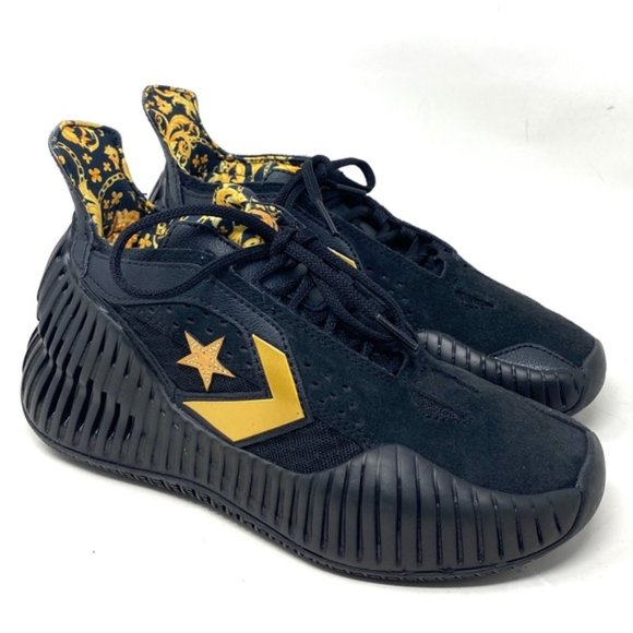 Converse BB Prototype CX Gold Black Mesh Women's Mid Basketball Sneakers A02515C - Picture 1 of 11